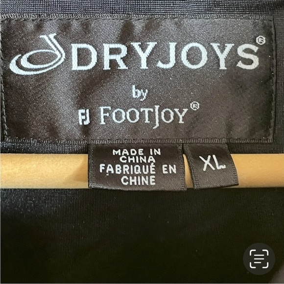 Footjoy Dryjoys Men's 1/4 Zip Short Sleeve
Rain Wind Golf Jacket Size XL - Picture 8 of 8